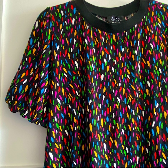 APC Sophie coquette girl puff short sleeve blouse like new condition - Picture 3 of 6